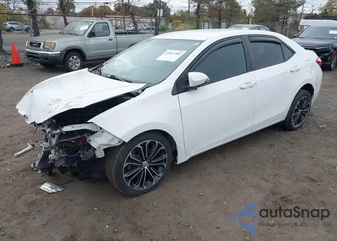2014 Toyota Corolla S Plus z USA, uszkodzony, nr VIN 2T1BURHE1EC014875